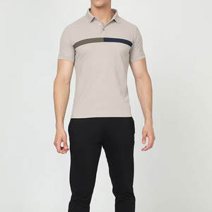 Camisas de Hombre de Punto Sólido, Transpirables, de Última Moda, MOQ Bajo, Tejido Suave de Poliéster/Algodón, Nuevo Diseño - Product Image 5