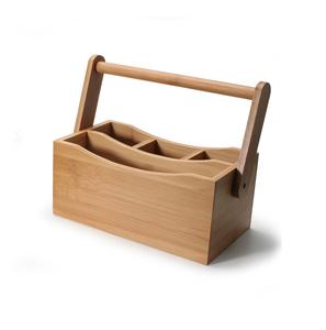 Vente en gros de porte-assiettes décoratifs en bois de mangue et d'acacia à 3 compartiments pour l'exportation, vaisselle à un niveau - Product Image 6