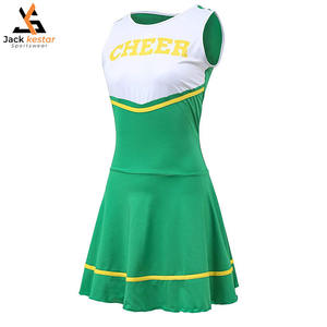 ชุดฝึกซ้อมเชียร์ลีดเดอร์แบบไม่มีแขน ขายตรงจากโรงงาน เอวยางยืด ขายส่งชุดเชียร์ลีดเดอร์ - Product Image 1