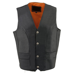 Novedad de 2025, chaleco de cuero sintético ecológico de invierno de tamaño personalizado para hombre, ropa de abrigo de alta calidad - Product Image 2