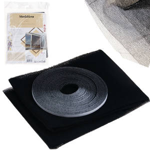 Mosquitera Negra para Ventana de 150x180 cm, con Malla Antimosquitos y Anti-insectos, Material de Poliéster Resistente para Uso en Hoteles - Product Image 2