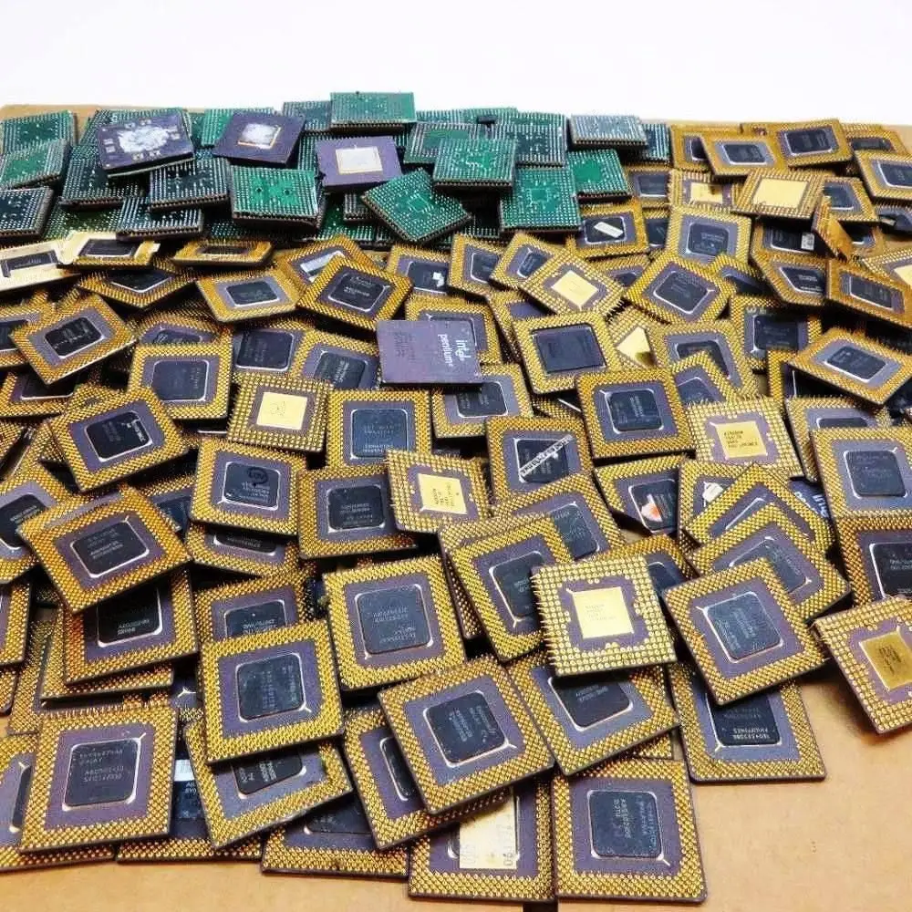 New Arrival Vàng Gốm CPU phế liệu cao cấp CPU phế liệu, Máy tính CPU/Bộ vi xử lý/Chip vàng để bán