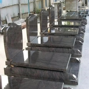 สุสานหินแกรนิตสีดำแบบสัมบูรณ์และอนุสาวรีย์หินแกรนิตสีดำ - Product Image 3