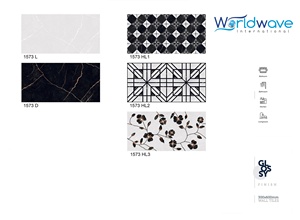 Carreaux muraux en céramique Tailles 30x60cm Derniers modèles Carrelage mural tendance Finition brillante Gujrat Morbi Carreaux indiens marocains - Product Image 6