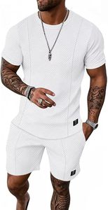 ชุดกางเกงขาสั้นผ้าทอสีพื้นสำหรับผู้ชายแฟชั่นใหม่ล่าสุดสำหรับฤดูหนาวเสื้อผ้าแนวสตรีทไซส์ใหญ่พิเศษพร้อมผ้าพิมพ์ลาย - Product Image 6