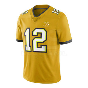 Maillot de football américain personnalisé uniforme d'équipe pour hommes avec nom et numéro maillot de football américain respirant - Product Image 1