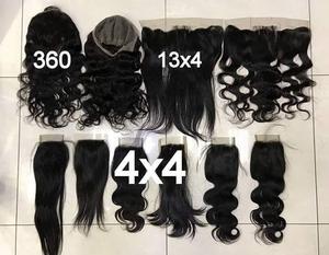 Cabello humano vietnamita con cierre Frontal, accesorio barato de calidad superior, 10A, 2x6, 13x4, 4x4, 5x5, 6x6, encaje HD transparente suizo - Product Image 1