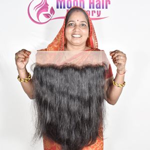100% prix de gros offre cheveux humains indiens bruts frontale lisse texture douce naturelle abordable disponible à la vente à l'exportation - Product Image 1