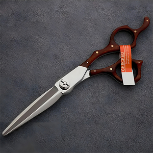 Manche en bois antique de qualité supérieure ensemble de ciseaux pour coiffeur professionnel ciseaux de coupe de cheveux pour hommes et femmes - Product Image 6