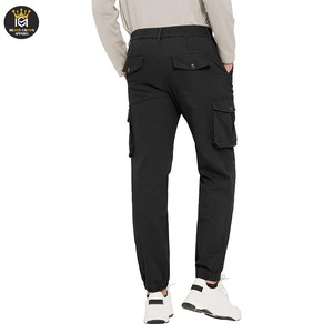 กางเกงคาร์โก้ผู้ชายทรงตรงแบบลำลอง ผ้าแคนวาส กันลม ติดกระดุม ผ้ายืด น้ำหนักเบา แห้งเร็ว ระบายอากาศดี รับผลิตตามแบบ OEM ขายส่ง - Product Image 3
