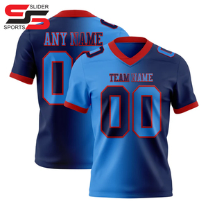 Ropa de fútbol americano Camiseta de fútbol americano personalizada de alta calidad Entrega rápida La mejor camiseta de uniforme de fútbol de sarga de aparejos - Product Image 4