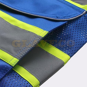 Gilet de sécurité en polyester léger Offre Spéciale Design unique avec logo personnalisable en maille respirante pour vêtements de travail - Product Image 4
