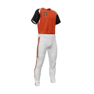 Pantalones de Jersey ligeros de poliéster 100% de calidad superior que absorben la humedad, ropa de equipo de club escolar personalizada, estampado transpirable de béisbol - Product Image 1