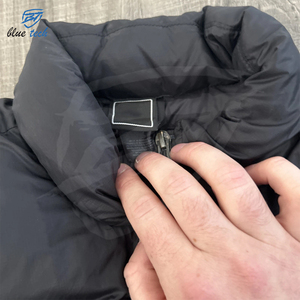 2025 New Fashion Style <b>Men's</b> Hooded Puffer <b>Jacket</b> <b>Waterproof</b> Windproof Front Logo <b>Winter</b> <b>Jacket</b> for Cold Season - Product Image 4