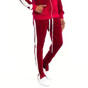 Conjunto Deportivo de Dos Piezas para Hombre, con Capucha, Estampado, de Terciopelo Suave, Cálido para Invierno, Cómodo, Informal, para Descansar y Hacer Ejercicio - Product Image 6