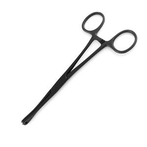 Pinza de Pennington con revestimiento de titanio negro de MEDIHEAL SURGICAL CORPORATION, con ranura (extremo cerrado), 16 cm, alta calidad - Product Image 2