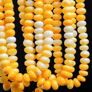 Wholesale Elegant Design Orange <b>Candy</b> Opal Rondelle Shape Beads with Smooth Cut for Jewelry and <b>Necklace</b> Making for Bulk Export - Product Image 3