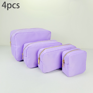 กระเป๋าเป้สะพายหลังไนลอนขนาดใหญ่แบบกำหนดเอง กระเป๋าใส่เครื่องสำอางแบบใสสำหรับผู้หญิง รุ่นสีม่วง กระเป๋าเป้สำหรับนักเรียน - Product Image 6