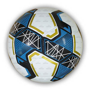 Balón de fútbol híbrido suave de alta calidad con impresión de logotipo personalizado estilo duradero y clásico gran oferta de Pakistán - Product Image 3