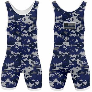 Combinaison de lutte personnalisée pour hommes adultes (Nylon/Acrylique) - Product Image 3