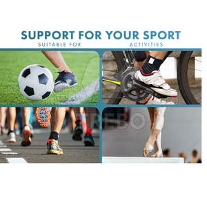 High Quality Unisex Open <b>Heel</b> Neoprene Ankle Support Lightweight Breathable Non Slip Compression Sport Protection - Product Image 4