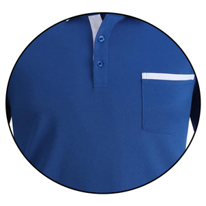 Alta calidad 100% algodón poliéster soporte con cuello para Polos personalizados OEM hombres en blanco Golf camisetas al por mayor de punto sólido - Product Image 6