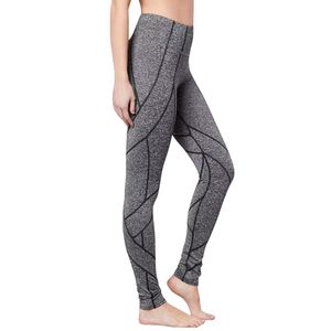 Pantalons de yoga pour femmes à taille haute élastique, poches profondes, contrôle du ventre doux, imprimé léopard, 100% nylon, antibactérien, écologique - Product Image 4