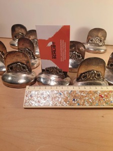 ที่ใส่ผ้าเช็ดปากสีเงินสไตล์โบราณอุปกรณ์ตกแต่งโต๊ะสำหรับรับประทานอาหารอย่างเป็นทางการที่บ้านหรือร้านอาหารขายส่งจากอินเดีย - Product Image 6