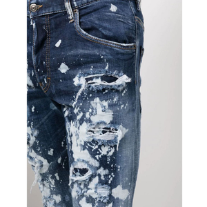 Survêtement décontracté pour homme, coupe régulière, taille haute, coupe-vent, streetwear, 100% coton, respirant, séchage rapide, denim, OEM - Product Image 3