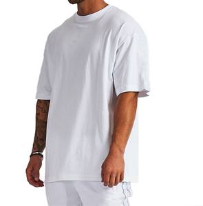 Camisetas de algodón 100% al por mayor de alta calidad para hombre, camisetas lisas personalizadas con estampado DTG, camiseta de gran tamaño para hombre, ajuste holgado - Product Image 1