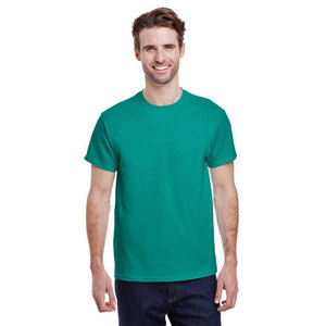 Nouveaux t-shirts unis respirants 100% coton personnalisés pour hommes - Product Image 1