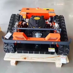 Tondeuse à gazon à essence 16 HP 800 1000 mm Télécommande Tondeuse à fléaux Tondeuses à chenilles Tondeuse à essence Robot Tondeuse à gazon Débroussailleuse pour jardin - Product Image 5