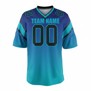 Maillot de football américain personnalisé pour hommes, jeunes et adultes, en polyester respirant, uniforme de sport, vêtements d'équipe personnalisés, prix abordable - Product Image 3