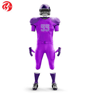 Maillot de Sublimation Personnalisé de Haute Qualité pour Hommes Haut de Football Américain Grande Taille avec Design Respirant à Manches Courtes - Product Image 2