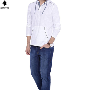 เสื้อฮู้ดสวมหัวของผู้ชายผ้าฝ้ายโพลีเอสเตอร์ผ้า100% น้ำหนักเบาดีไซน์ตามต้องการสำหรับฤดูหนาว - Product Image 5