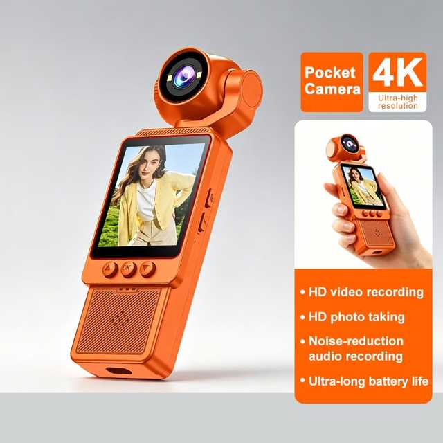 Ultra Clear 1080P Vlog Body Worn Camera with Long Battery Variation 45