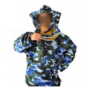 Protección segura para abejas, tela de poliéster, chaquetas para apicultor, chaqueta de apicultura profesional, mono, diseño ventilado - Product Image 1