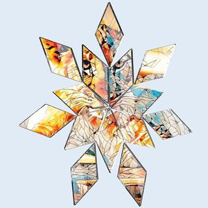 0.5*1inch hình dạng kim cương nhỏ Gạch Mosaic Thủy Tinh Nhỏ hình thoi gương thủ công tự làm gạch cho nghệ thuật tường cửa trang trí nhà - Product Image 1