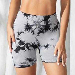 Pantalones cortos de Yoga de doble empuje para mujer, mallas acanaladas para gimnasio, ropa deportiva sólida, monos de entrenamiento, mallas de Fitness - Product Image 4