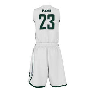 Personalizable 100% Poliéster Secado rápido Transpirable Antibacteriano Tallas grandes Unisex Ciudad Baloncesto Entrenamiento Jerseys Servicio OEM - Product Image 2