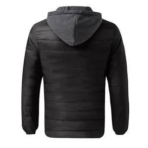 Veste en duvet matelassée à capuche coupe-vent Ripstop personnalisée pour l'hiver - Product Image 6