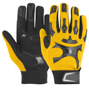 Gants de travail Amara Mechanic de qualité supérieure Gants de sécurité industrielle de construction résistants à la chaleur en cuir synthétique renforcé - Product Image 2