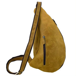 Sac banane décontracté pour homme, sac de voyage à bandoulière, sac de poitrine zippé, pochette pour téléphone, pour garçon - Product Image 3