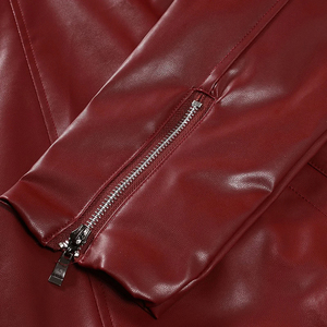 Veste en cuir véritable Pu pour hommes Multi Badge Chenille Broderie Varsity Jacket Luxury Outerwear Motorcycle Biker Men's Jackets - Product Image 5