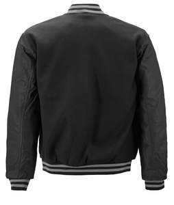 Men's Premium Quality Chenille Embroidery Leather Baseball Jacket Casual High Street CollegeBaseballjacket for men - Product Image 6