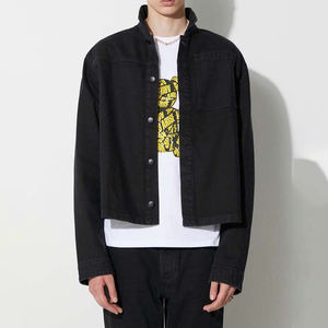 Nueva chaqueta vaquera de algodón para exteriores, chaqueta informal de Color sólido para hombre, ropa de calle, chaqueta vaquera de primavera para hombre - Product Image 1