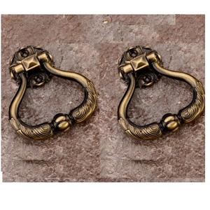 ที่เคาะประตูทองเหลืองโบราณสีทองสำหรับประตูหลักที่เคาะประตูตกแต่งประตู - Product Image 1