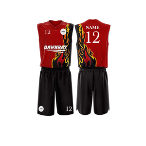 Ensemble de maillots de basket-ball personnalisés, maillot et short en polyester respirant à séchage rapide, vêtements de sport d'équipe pour hommes, femmes et jeunes - Product Image 6