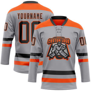 High Quality Oem Custom Ice Hockey White Blank Uniform Twill Embroidery Ice Hockey Jersey Uniforms Wear - Product Image 6