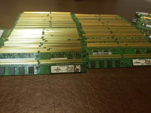 Lot de mémoire RAM DDR4 PC4 d'occasion pour ordinateur de bureau, 4 Go/8 Go/16 Go, pour la récupération de métaux et l'exportation de déchets électroniques - Product Image 6